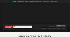 Desktop Screenshot of meuble-italien.com
